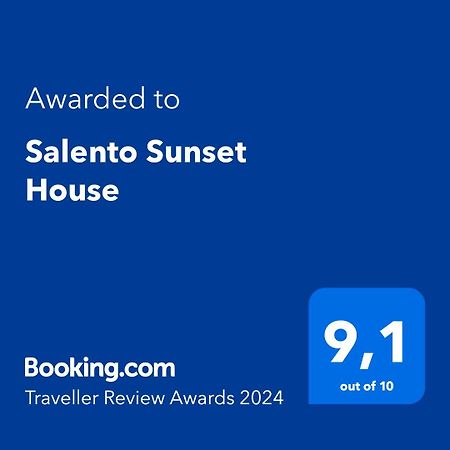 Willa Salento Sunset House Pulsano Zewnętrze zdjęcie